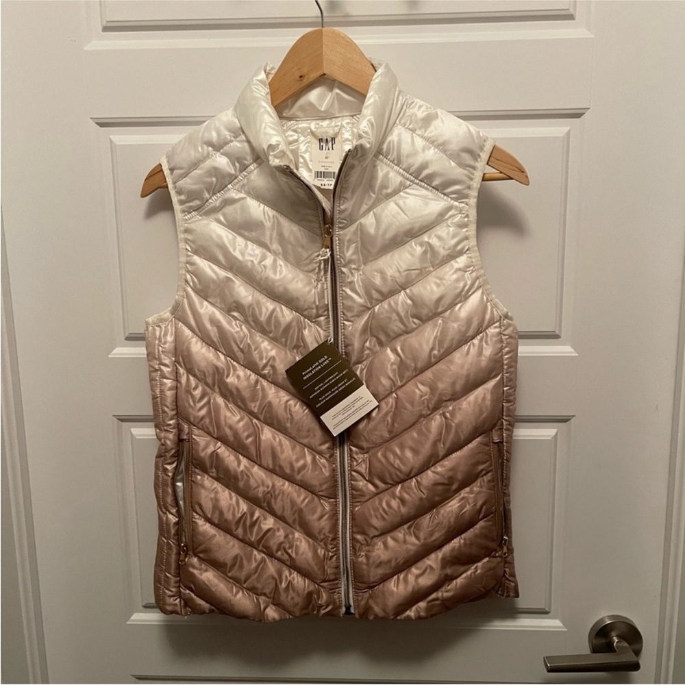 NWT Gap Multi Coloured Puffer Vest
